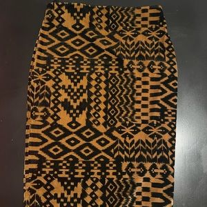 Sans souel velvet pencil skirt